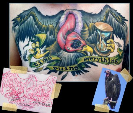 Scotty Munster - Vulture tattoo